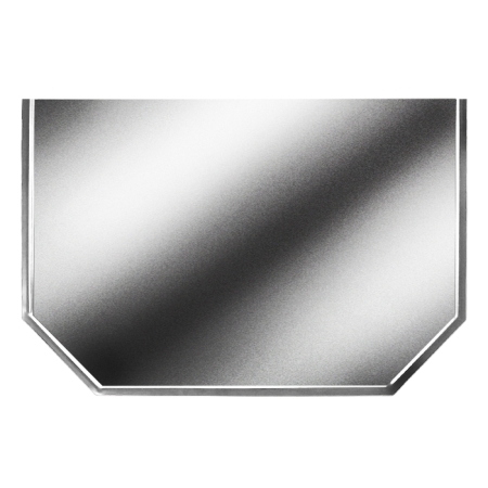 Предтопочный лист VPL062-INBA, 500х1000, зеркальный (Вулкан) Вулкан