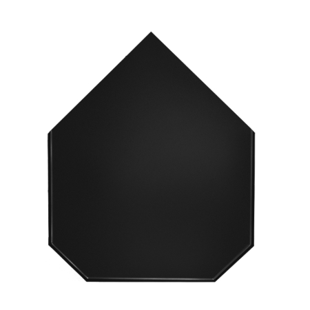 Предтопочный лист VPL031-R9005, 1000х800, черный (Вулкан) Вулкан