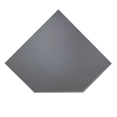 Предтопочный лист VPL021-R7010, 1100х1100, серый (Вулкан) Вулкан