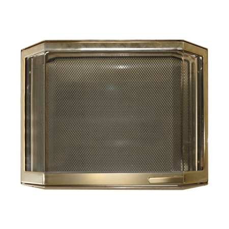 Дверца каминная 9046U, со стеклом, золото (Aito) Aito (Narvi)